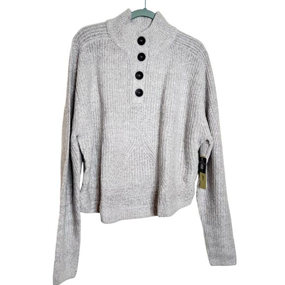 RD Style Elliot Button Sweater in Gray NWT Size 2XL - Picture 3 of 10